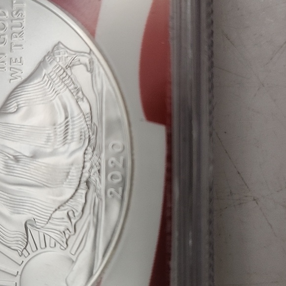 2020p Silver Eagle Emergency Production Early Release NGC Ms69 NWT - Picture 4 of 8